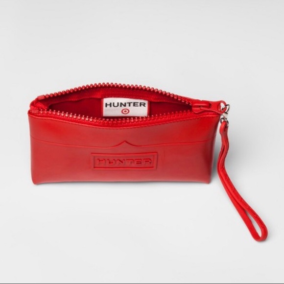 Hunter Handbags - Hunter for Target Small Red Pouch Wristlet Purse